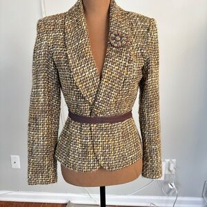 Elegant Tweed Women's Jacket
